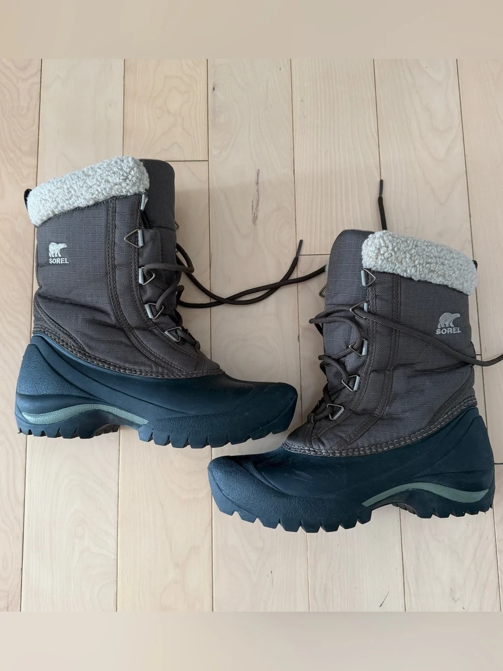 Sorel Cumberland Waterproof Winter Boots - Olive Green Thinsulate